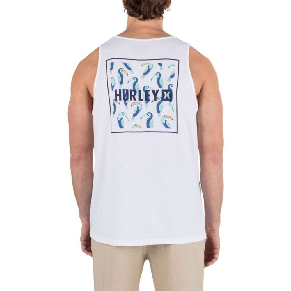Hurley Mens Four Corners Print Tank Top, NWT